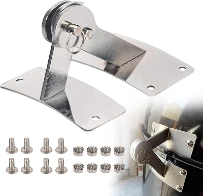 Ohoho Stainless Steel Lid Hinge for Weber Smokey Mountain Grills 18.5 & 22.5 Model - Release Pin Included, Let The Lid Connect to The Grill