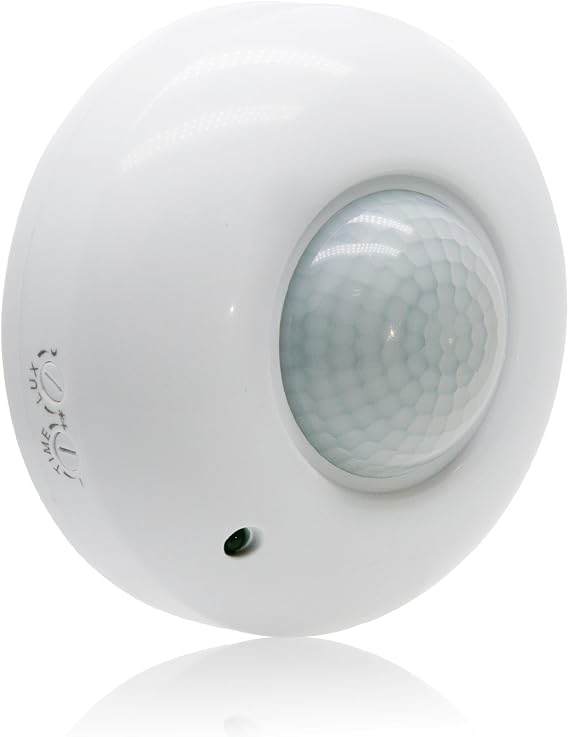 Sensky 360 Degree Ceiling Mount Occupancy Sensor, 110-240V PIR Motion Sensor Switch, High Sensitive Movement Detector Light Switch, Neutral Required(Max Detection Distance: 6 m)