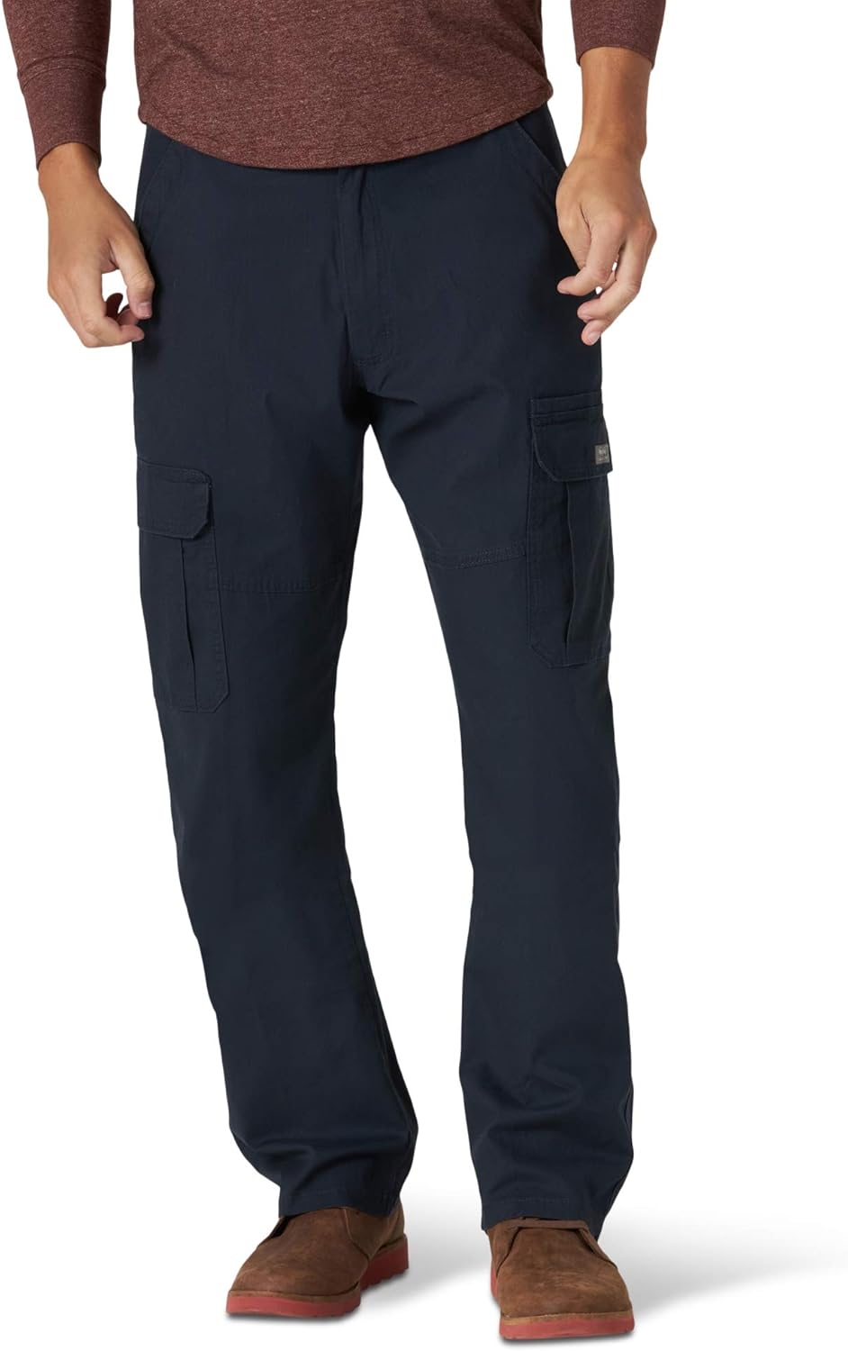 Wrangler Authentics Men's Relaxed Fit Stretch Cargo Pant Casual Pants