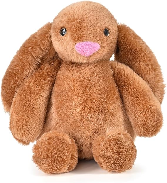 Özgüner Oyuncak Peluş Tavşan 40 cm Uzun Kulaklı Yumuşak Uyku Arkadaşı, Ponçik Sarkık Kulaklı Doldurulabilir Oyuncak