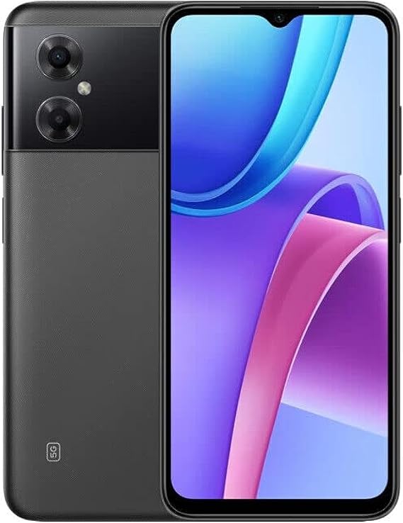 Xiaomi Redmi Note 11R 5G + 4G LTE (128GB+4GB) Dual Camera 6.58" (Only T-Mobile/Metro/Mint USA Market) (w/Fast Car Charger Bundle) (Black)
