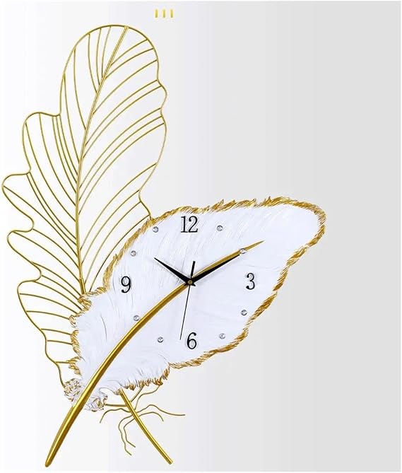 Wall Lamp Clock Decor Living Room