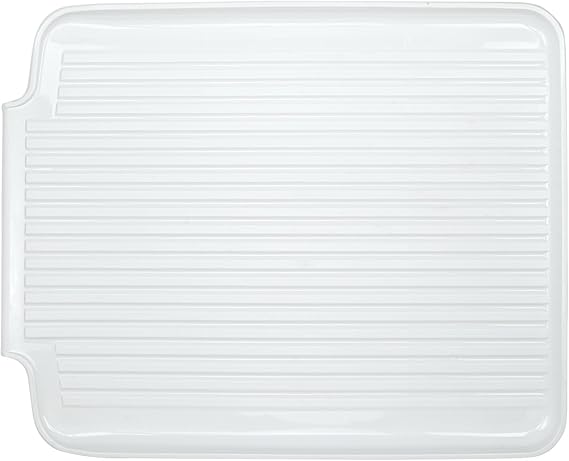 Better Houseware 1480/W Large Dish Drainer Board, White