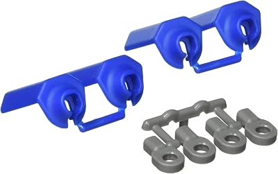 RPM Shock Shaft Guards for Most Associated 110 Scale Shocks, Blue