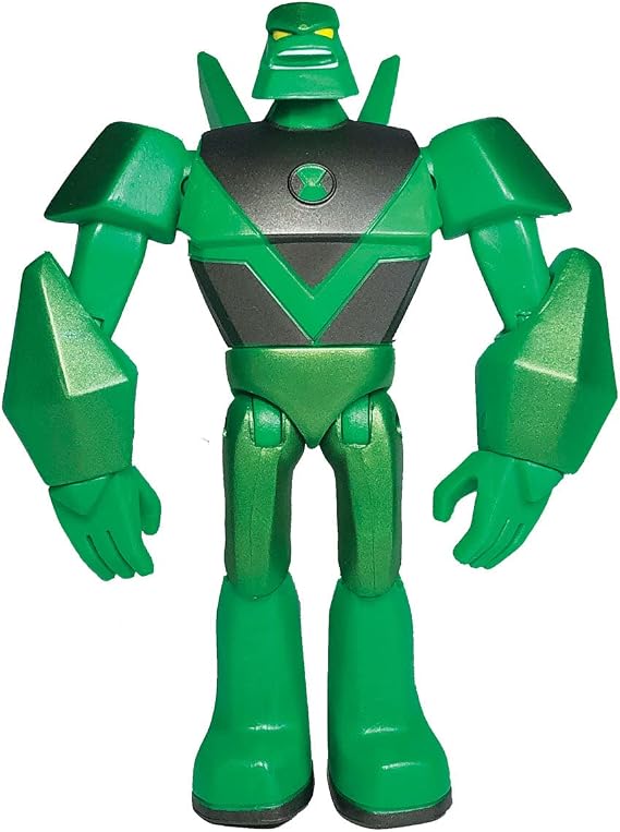 Ben 10 BEN61000 Alien Aksiyon Figürleri Metalik Temalı Elmas Başlık, Çok Renkli, 8 x 3 x 10 cm