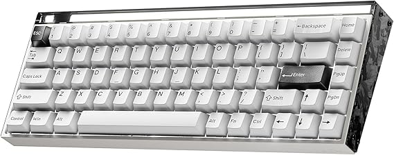 MelGeek MADE68 Ultra+ Wired Hall Effect Magnetic Gaming Keyboard | Rapid Trigger, Adjustable Actuation for FPS Gamers | 65% Layout Hot-Swap Custom Keyboard, SOCD, RGB Lightbox, Aluminum Case