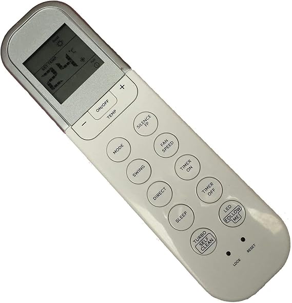 Replacement Remote Control for Midea ComfortStar FrigidaireAC Cooper&Hunter AC Air Conditioner RG36B/BGE RG36F/BGEF RG36A/BGEF-AR3 RG36B/BGCE RG36Y1/BGCEFU2 RG36F1/BGEFU1 (20190506271)