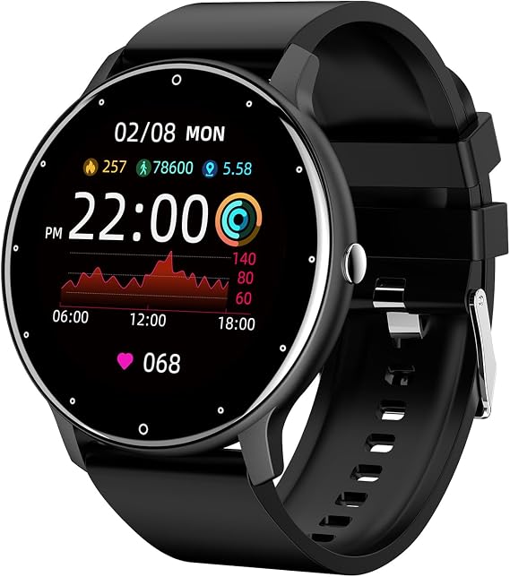 Smart Fitness Tracker with Step Counter - Bluetooth Calling & 100+ Exercise Modes for Health Monitoring - Perfect for Fitness Lovers and Runners