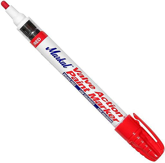 Valve Action Paint Markers - vaps-red valve action paint
