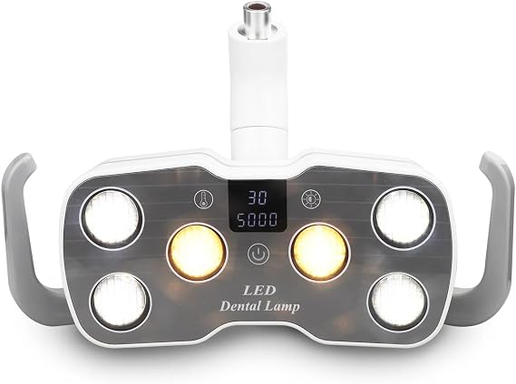 XUX 9W 6LED Dental Operating Lighting LED Lamp for Chair Cold Warm Light Shadowless Sencor Induction Lamp 22mm