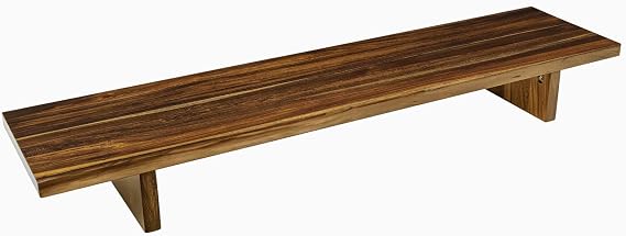 Desky Minimal Monitor Stand Pheasantwood Hardwood