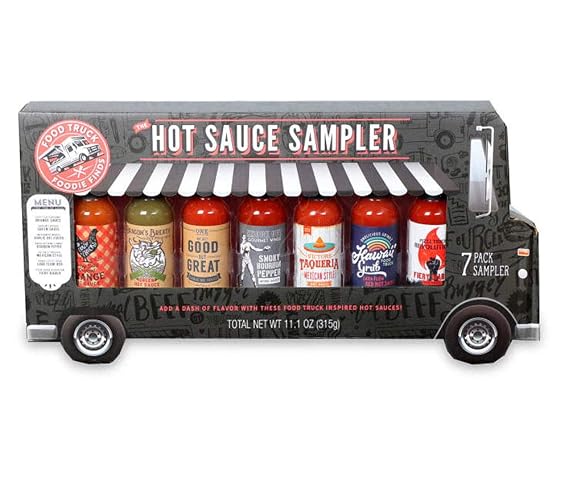 Food Truck Foodie Finds The Hot Sauce Sampler 8 pack