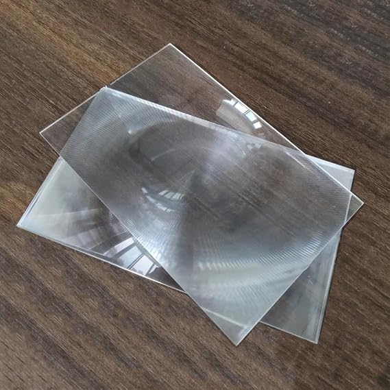 HD Projector Lenses Fine Threaded Optical PMMA Fresnel-Lens for DIY Projectors Condenser Light Source Focusing(Lug 7.0Inch)