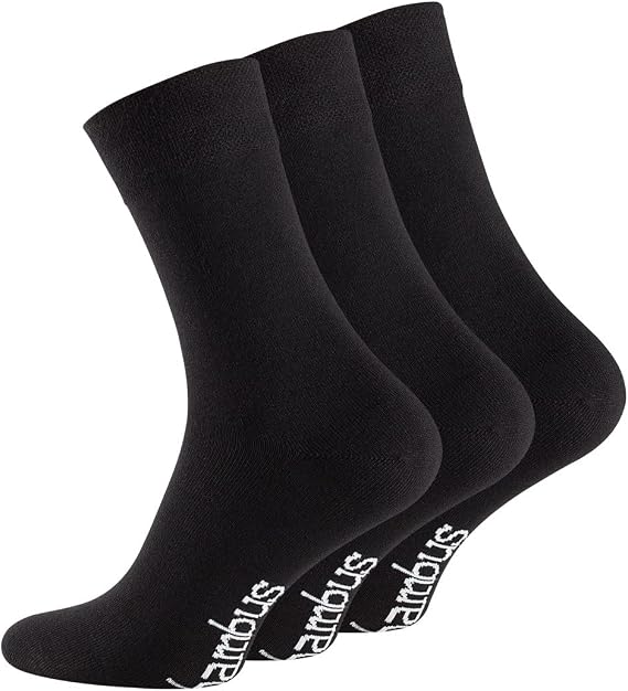 3 Çift Bambu Çorap, Erkekler ve Kadınlar için Unisex Bambu Çoraplar