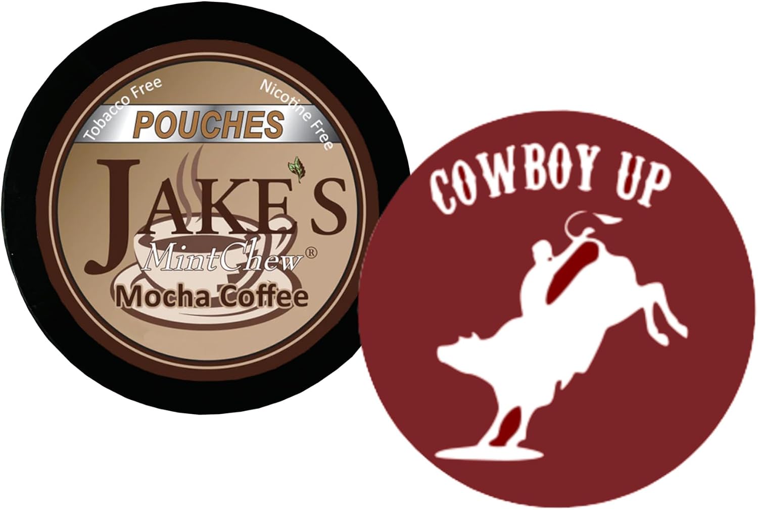 DC Crafts Nation Skin Can Cover Cowboy with 1 Can Jakes Mint Chew Mocha Pouches