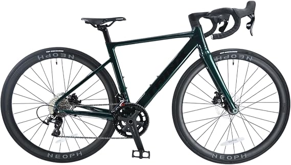 TRINX TDO700 Road Bike 700C 2 x 11 Speed LTWOO R9 Front and Rear Hydraulic Disc Brakes Aero Frame Aluminum Frame Aluminum Fork