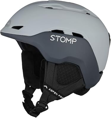 Stomp Ski Snowboarding Snow Sports Helmet for Men Women with Removable Washable Liner