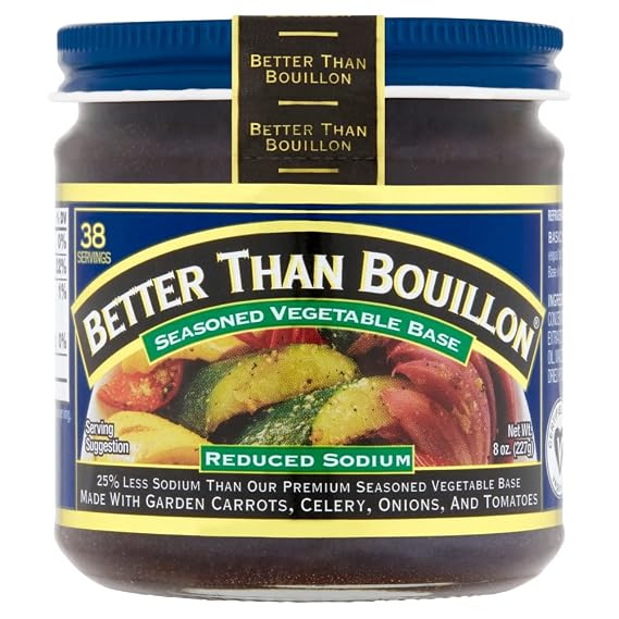 Better Than Bouillon Reduced Sodium Seasoned Vegetable Base, 8 oz