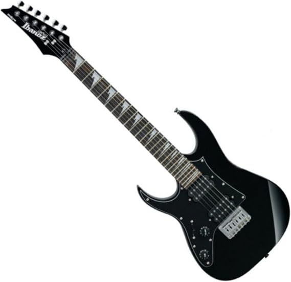 Ibanez GRGM21BKNL Left Handed 6 String Mikro (Small, Junior) Guitar Black