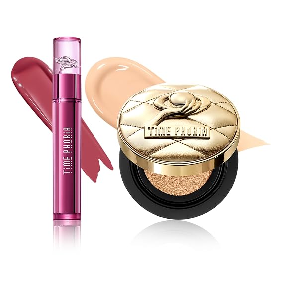 Flawless Glow Cushion & Lip Tint Duo (01 Creme + 006 Wisp Bundle)