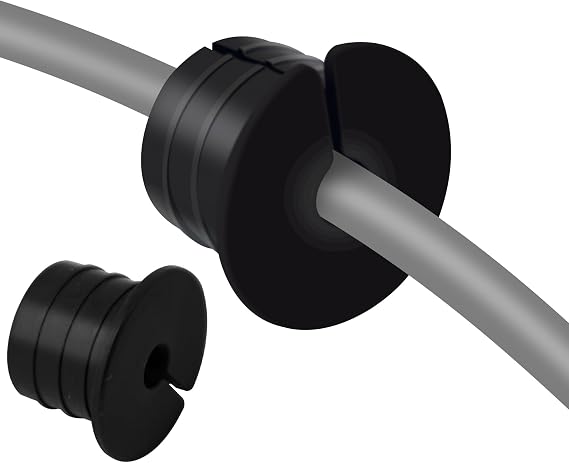 Cable Routing Kit for Starlink for 1 inch Wall Hole, Wall Bushing Grommet, Starlink Accessories, Silicone Cable Wall Pass, Starlink Anti-Slip Wall Grommets for Cables (1 inch) 2 Pcs