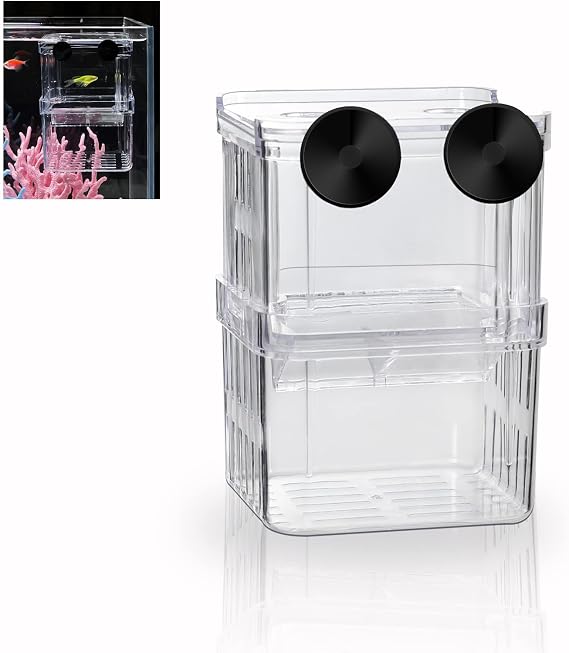 Boxtech Breeding Box for Fish Tank, Aquarium Hatchery Incubator Breeder Box