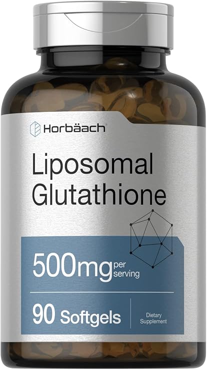 Horbaach Liposomal Glutathione 500mg | 90 Softgels | Reduced Form