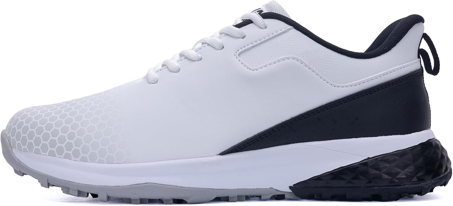 Mens Golf Shoes Professional Outdoor Waterproof Spikeless Golf Sneakers for Men US 7-12