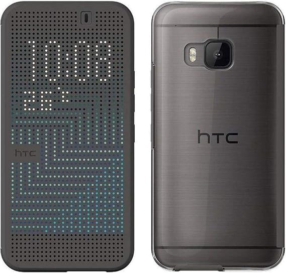 HTC Dot View II Case for HTC One M9 - Retail Packaging - Black