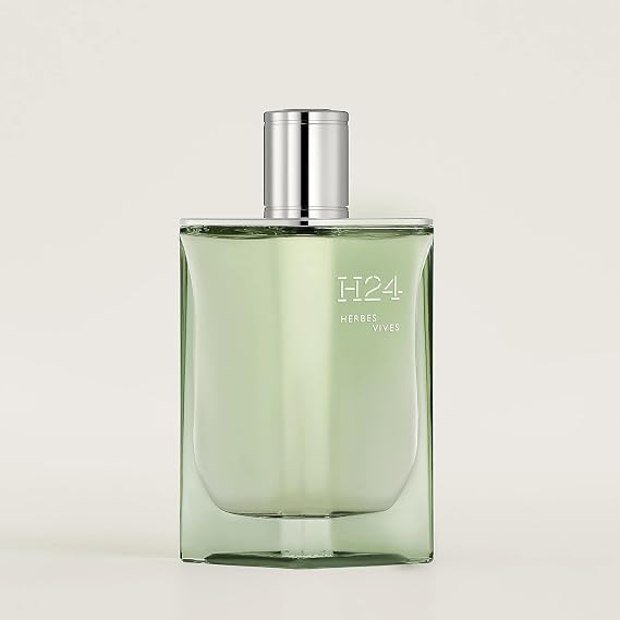 Hermes H24 Herbes Vives Eau De Parfum Rechargeable Spray for Men, 3.4 Ounce