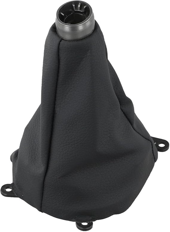 Manual Gear Shift Boot for Honda Civic 2006-2011, Leather Dust Cover Replacement Part 54102-SNA-A02, Black Centre Console Gaiter for 8th Gen Interior