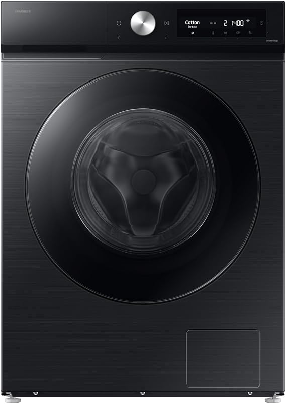 Samsung Series 7 Washer Dryer, AI Energy Wi-Fi enabled, 11/6kg 1400rpm, Black, WD11DB7B85GBU1 [Energy Class D]