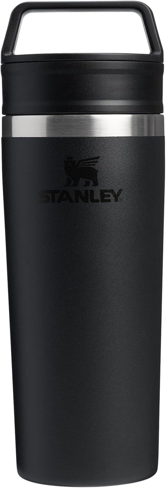 Stanley Cafe To-Go Travel Mug Termos Bardak, 0.47 L, Siyah 2.0