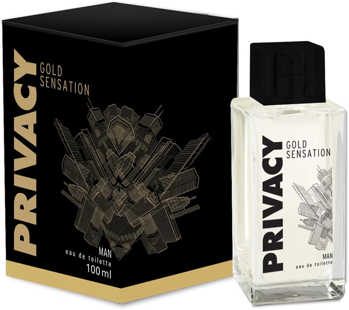 PRIVACY Gold Men Edt, 100 Milliliters