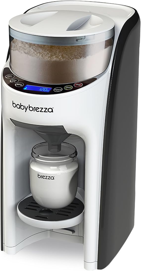 Baby Brezza Formula Pro Advanced Formula Dispenser Machine - Automatically Mix a Warm Formula Bottle Instantly - Easily Make Bottle with Automatic Powder Blending, White