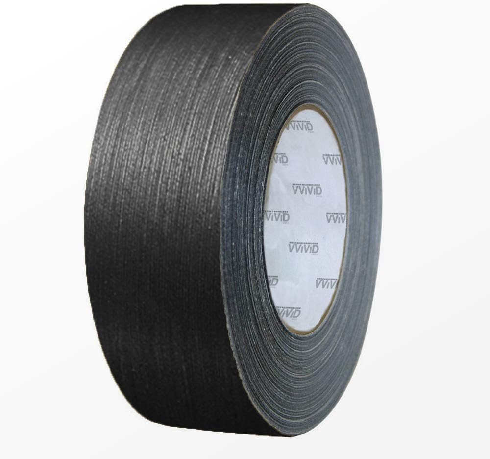 VViViD Black Brushed Steel Air-Release Vinyl Adhesive Tape Roll (1 Inch x 30ft)