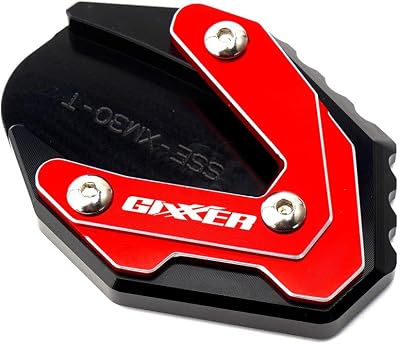 Motorcycle Side Stand Foot Pad for SU&ZUKI GIXXER 250 SF GIXXER 150 125 SF250 2018-2023 Motorcycle Accessories Valve Caps Side Stand Enlarge Kickstand Extension