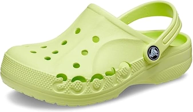 Crocs Unisex-Kids Baya Clog, Lime Zest, 8 M US Toddler