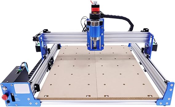 CNC Router Machine, 100W 3 Axis GRBL Control Wood Carving Milling Machine with 42 Two-Phase Stepper Motor, Working Area 15.7 X 15.7 X 3.2, 10000rpm CNC Engraving Machine for Plastic Wood