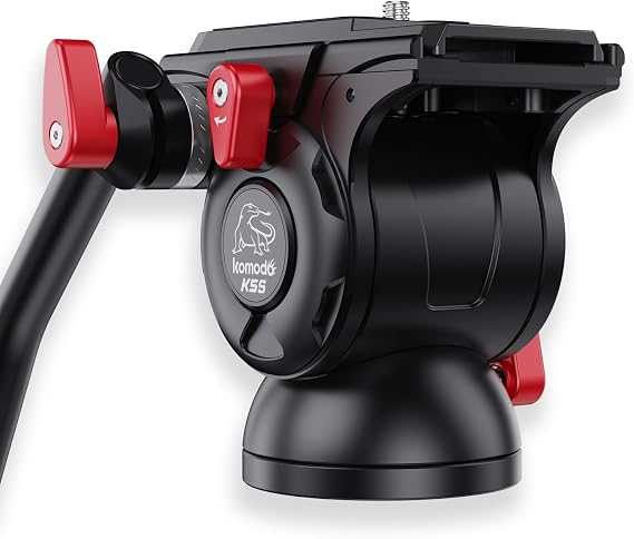 IFOOTAGE Video Camera Head Komodo K5S,Aluminum Fluid Heads,Max Load 11lb