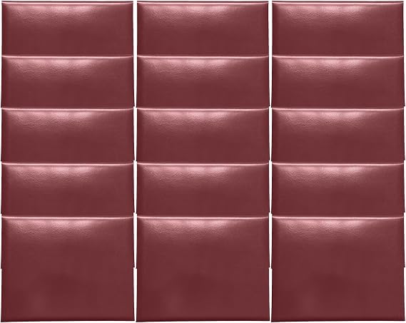 Gradplaza 15 Pcs Diploma Cover for Certificate 8.5''x 11'' Padded Graduation Diploma Holder Smooth Certificate Cover Maroon