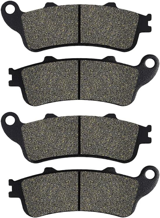 Motorcycle Front Rear Brake Pads for Honda for Varadero XL1000 VFR800 for Interceptor CBR1100XX for Blackbird ST1100 ST1300 for Goldwing GL 1800 F6B(2 Pairs)