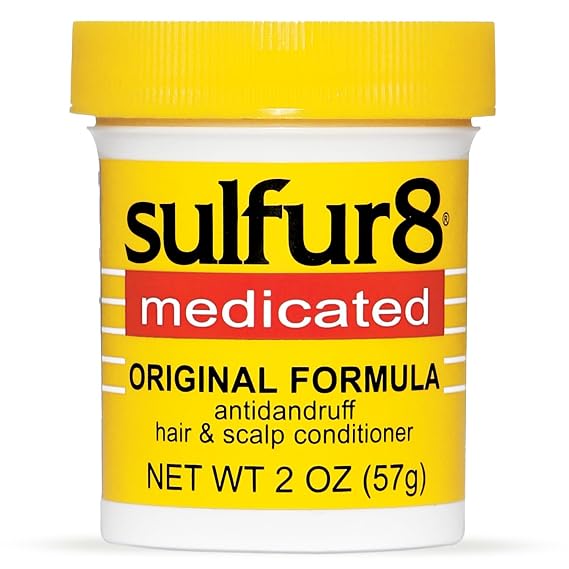 SULFUR8 Medicated Anti-Dandruff Hair & Scalp Conditioner 2 oz Helps Control Dandruff, Soothes Itchy Scalp & Moisturizes Hair with Refreshing Clean Fragrance, For All Hair Types