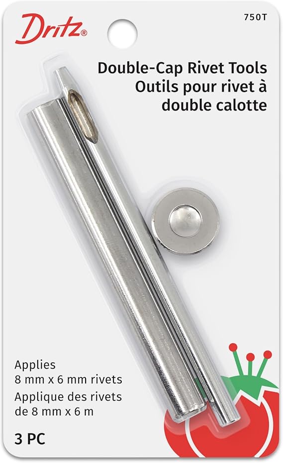 Dritz 750T Double-Cap Rivet Tools, Metal