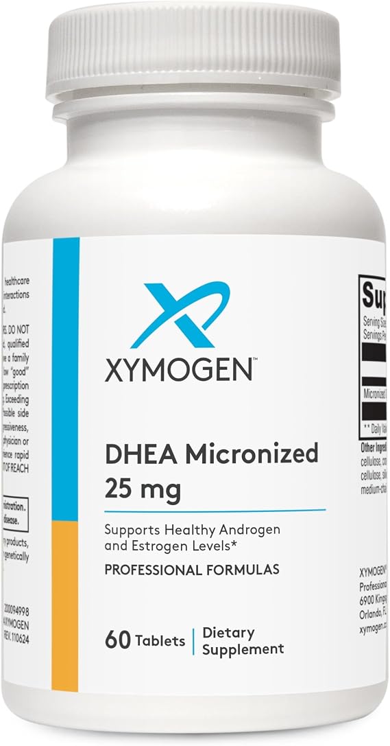 XYMOGEN DHEA Micronized, 60 Tablets