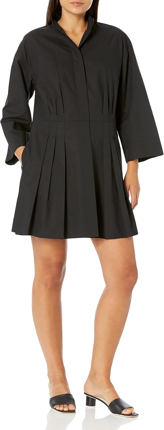 Vince Women's Fitted Band Collar Mini Dress