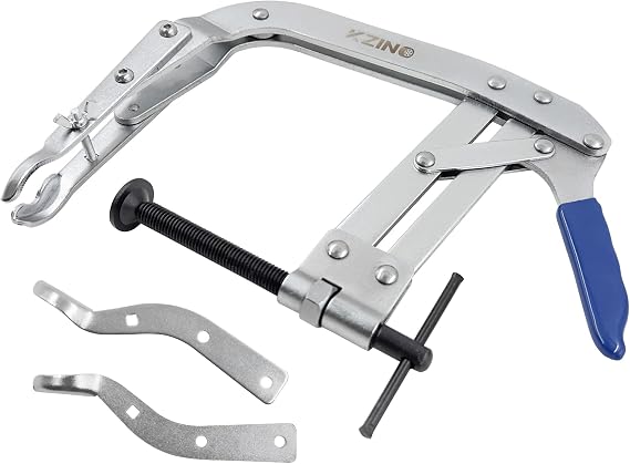 KZINO 8inch Valve Spring Compressor, Universal Automotive Engine Valve Spring Compression Tool