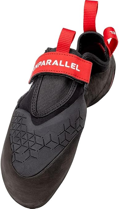 Unparallel Flagship Pro 8.0 Black/Red Climbing Shoes - Unleash Your Potential!