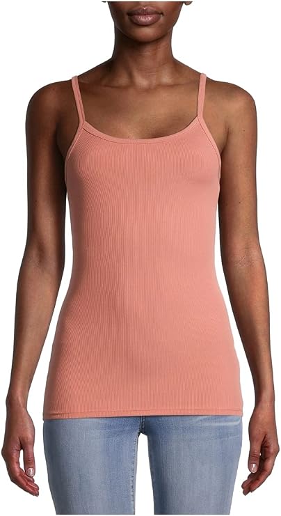 No Boundaries Junior's Terracotta Rib Cami - Small