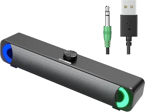 PC Soundbar Gaming Speaker RGB USB